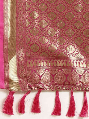 Beautiful Green Colour Banarasi Silk Saree