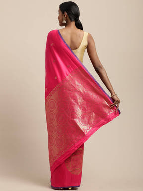 Banarasi Soft Silk Kanchi Zari Weaving Saree 