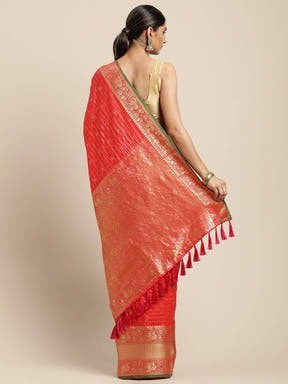Banarasi Soft Silk Kanchi Zari Weaving Saree 