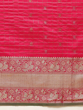 Banarasi Soft Silk Kanchi Zari Weaving Saree 
