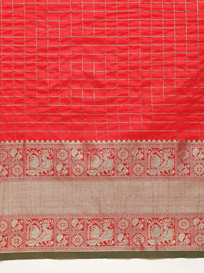 Banarasi Soft Silk Kanchi Zari Weaving Saree 