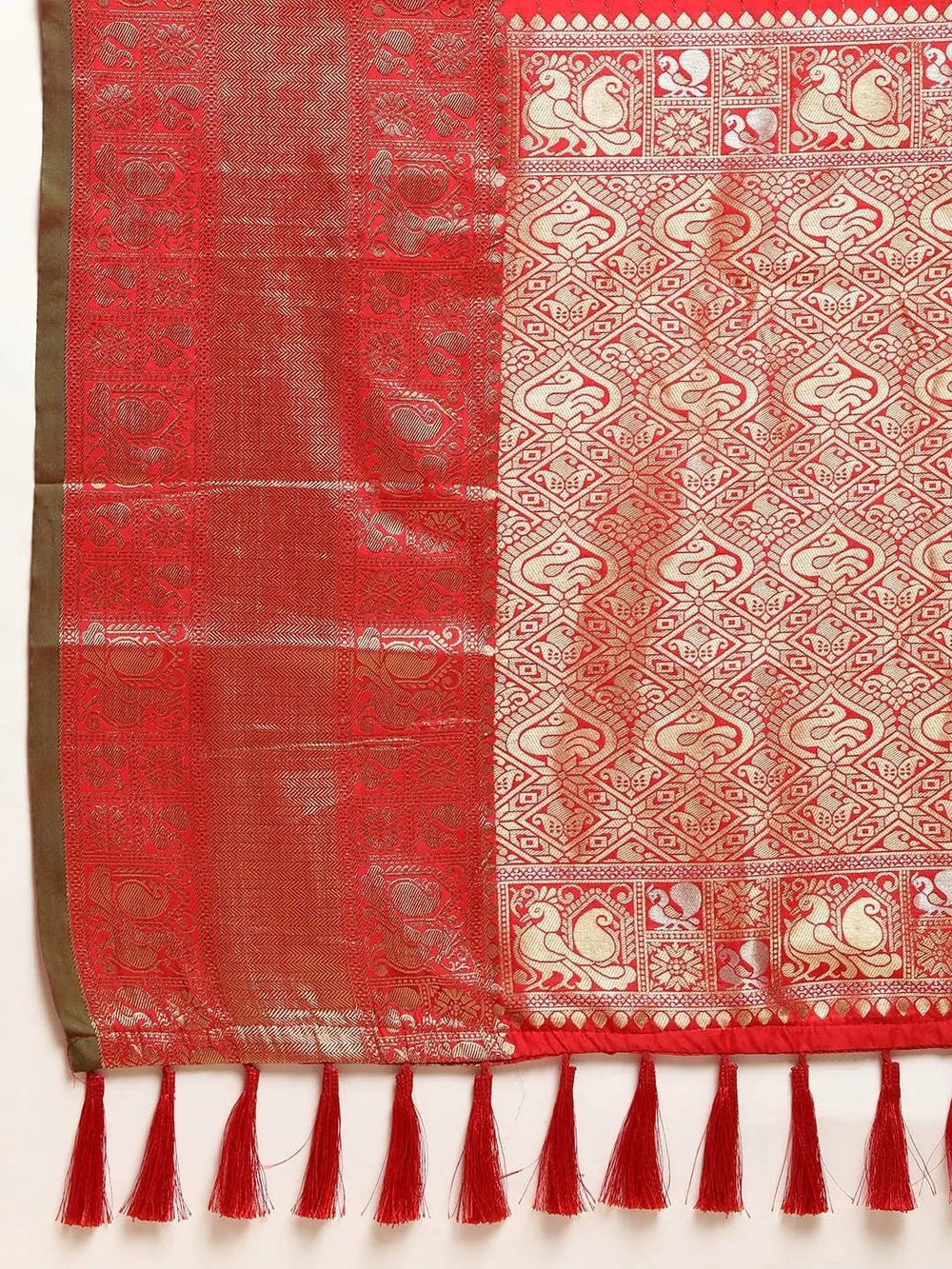 Banarasi Soft Silk Kanchi Zari Weaving Saree 