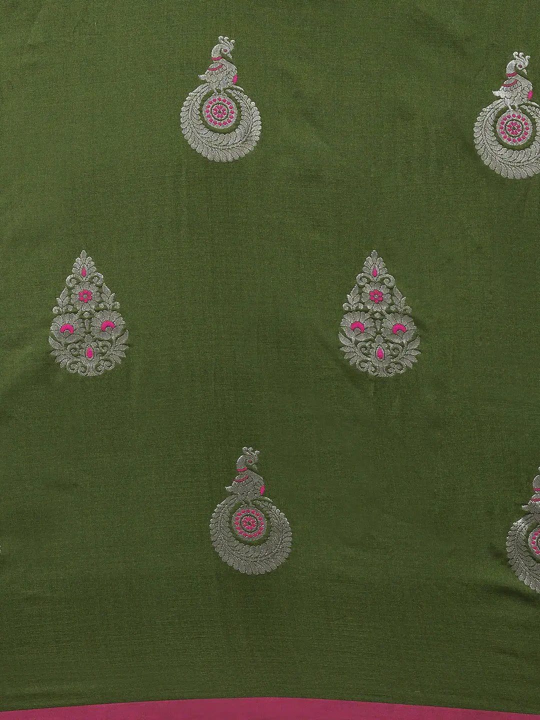  Pure Banarasi Katan Silk Kanchi Zari Weaving Saree