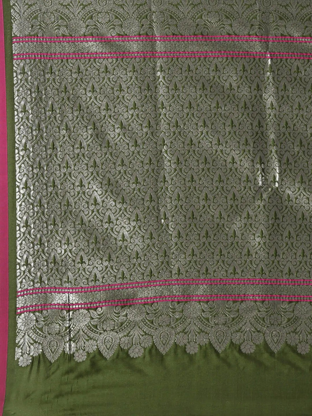  Pure Banarasi Katan Silk Kanchi Zari Weaving Saree