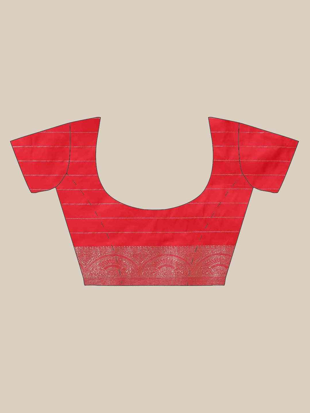  Exclusive Red Colour Woven Design Banarasi Saree