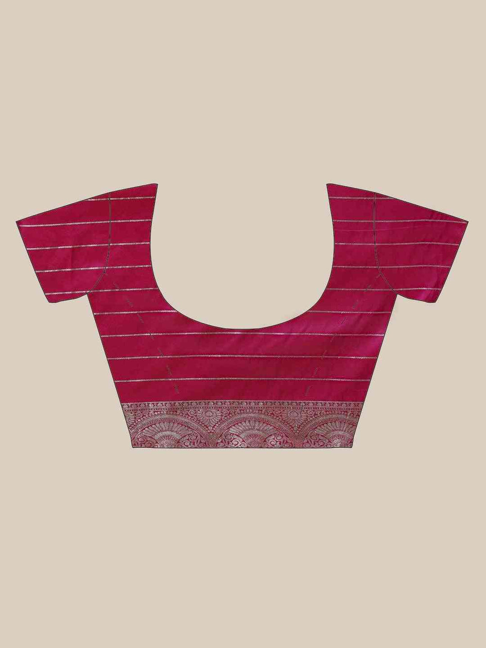 Exclusive Burgundy Colour Banarasi Saree