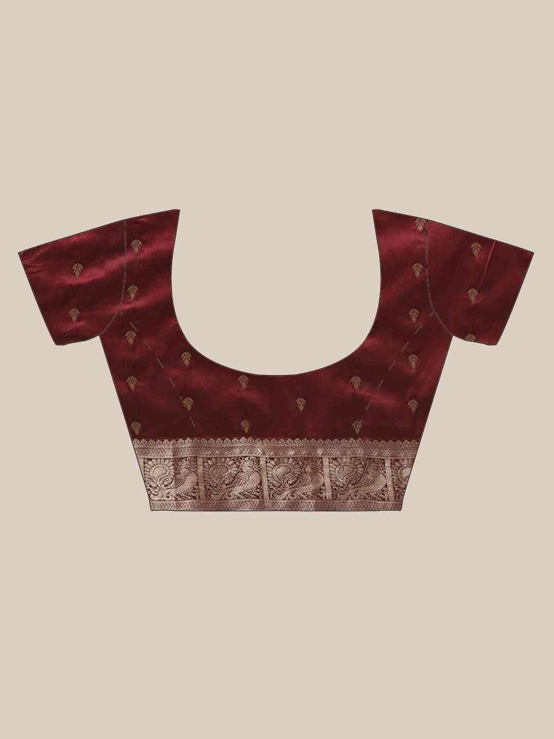  Exclusive Digital Maroon Colour Banarasi Saree