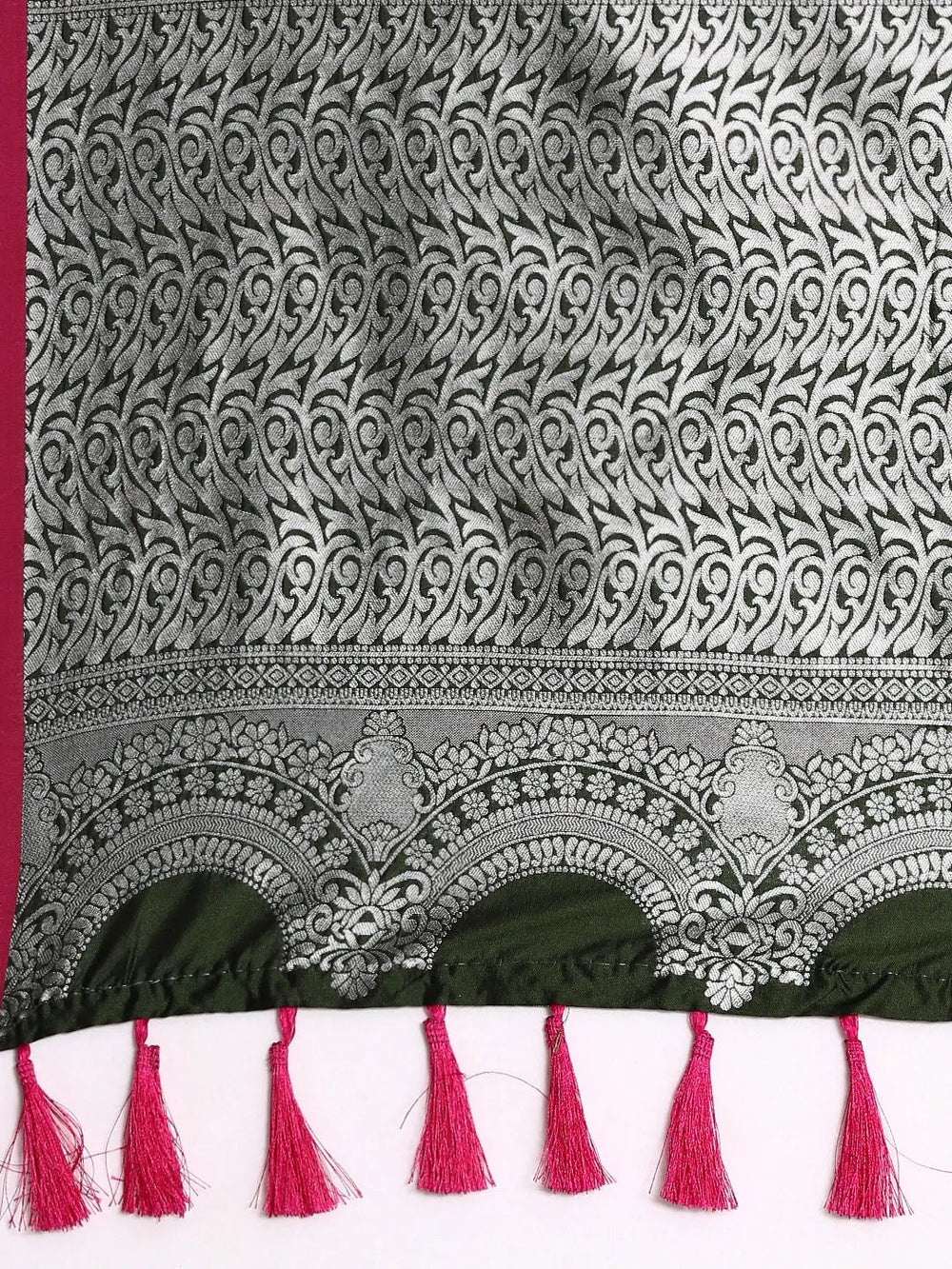  Pure Banarasi Katan Silk Kanchi Zari Weaving Saree
