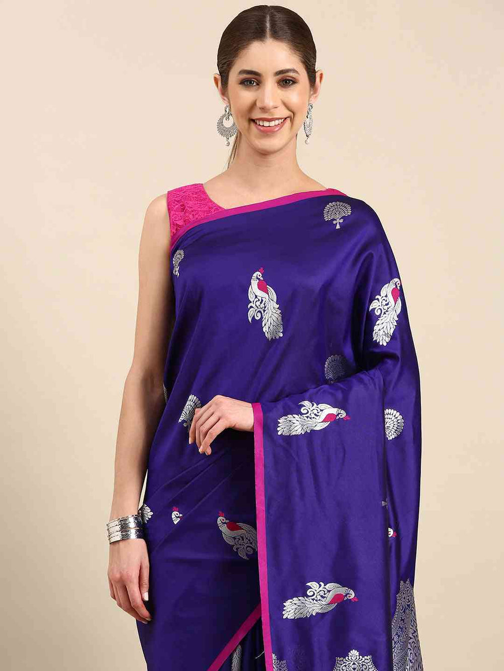  Pure Banarasi Katan Silk Kanchi Zari Weaving Saree