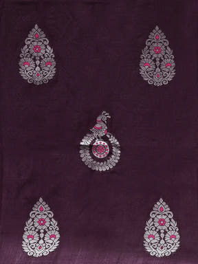 Banarasi Soft Silk Kanchi Zari Weaving Saree 