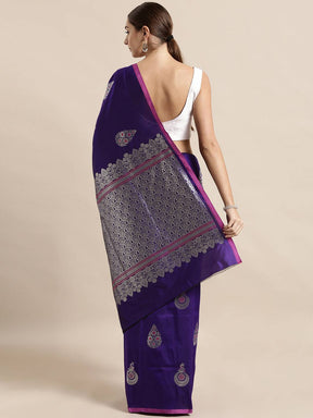 Banarasi Soft Silk Kanchi Zari Weaving Saree 