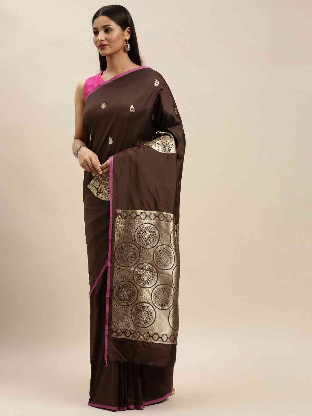 Kanjivaaram Soft Silk Kanchi Zari Weaving Saree | Vastranand