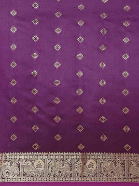Wine Kanjivaaram Soft Silk Kanchi Zari Weaving Saree