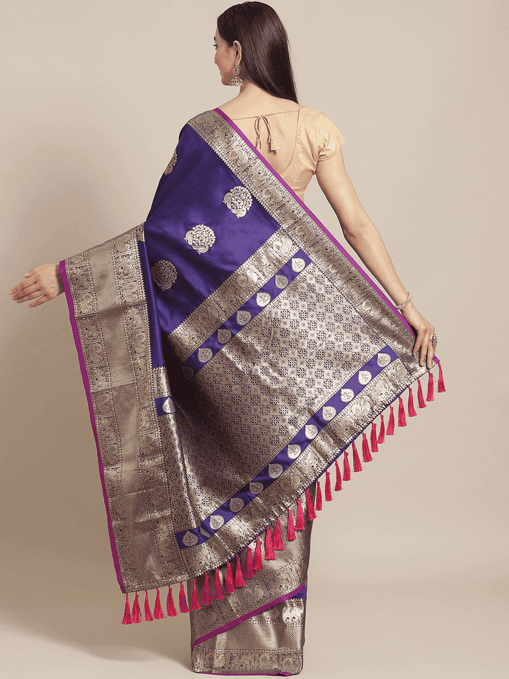 Kanjivaaram Soft Silk Kanchi Zari Weaving Saree || Vastranand || 