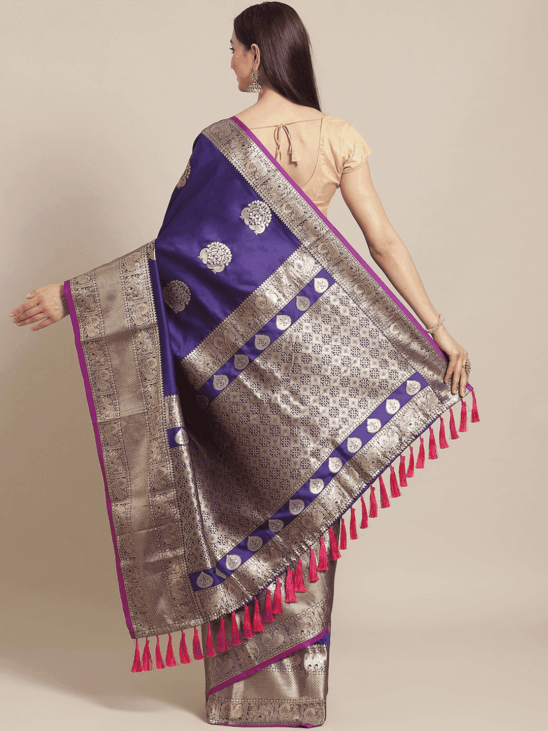 Kanjivaaram Soft Silk Kanchi Zari Weaving Saree || Vastranand || 