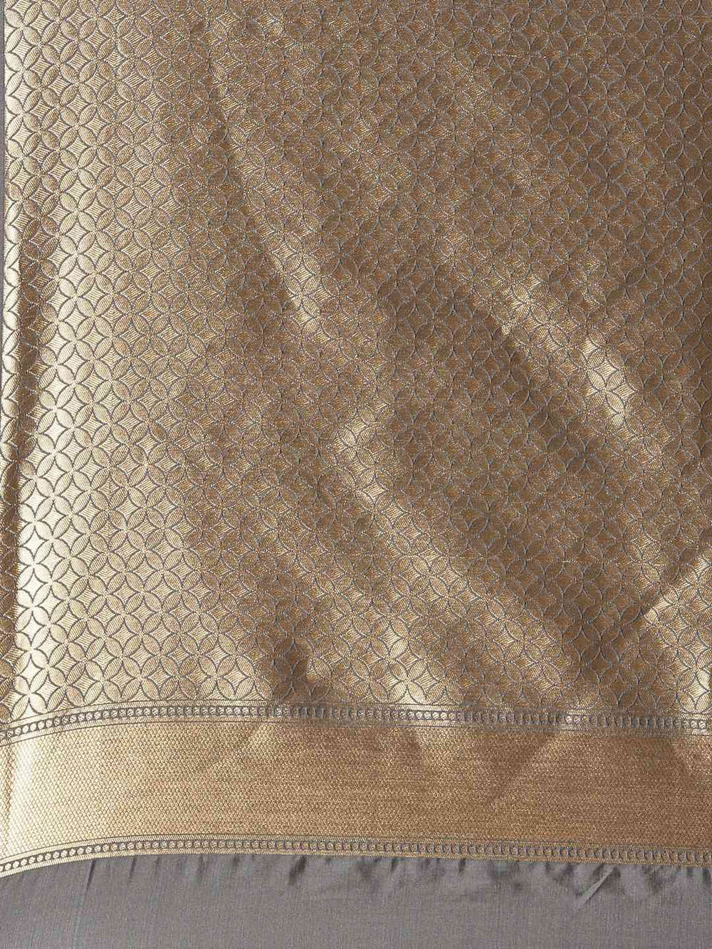 Exclusive Geometric Print Zari Silk Banarasi Saree