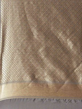  Exclusive Geometric Print Zari Silk Banarasi Saree