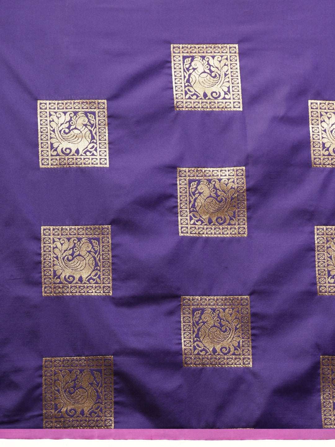 Kanjivaram Indigo Silk Blend Saree 