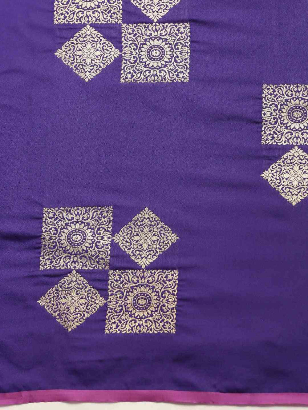 Stylish Kanjivaram Indigo Colour Silk Blend Saree 