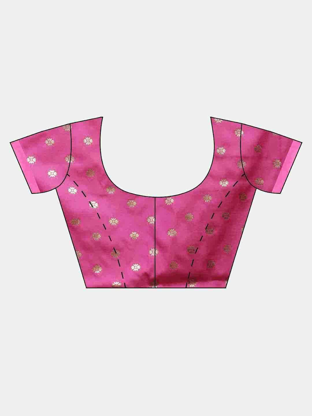 Stylish Kanjivaram Indigo Colour Silk Blend Saree 