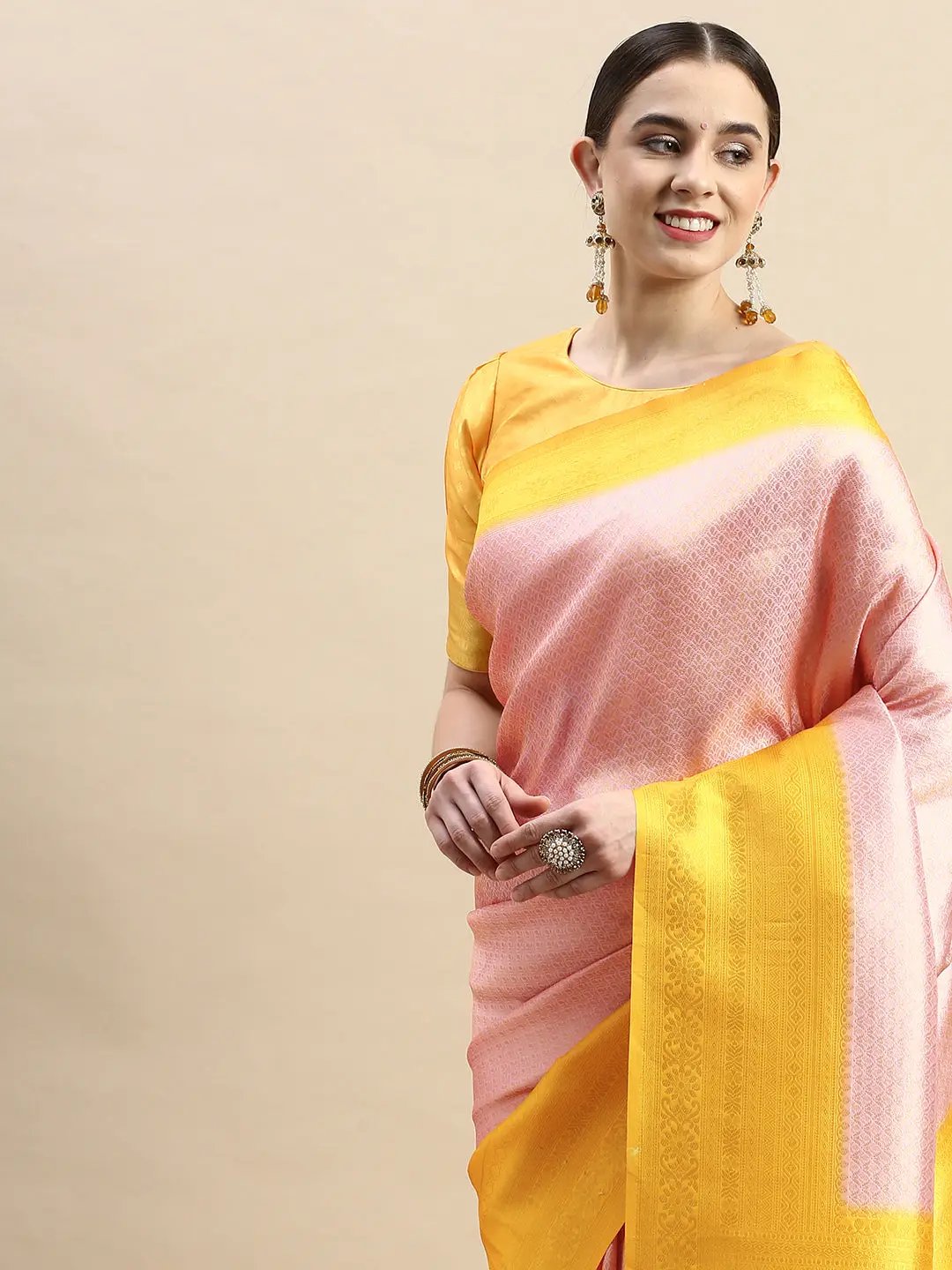  Banarasi Soft Silk Digital Print Party Wear Saree