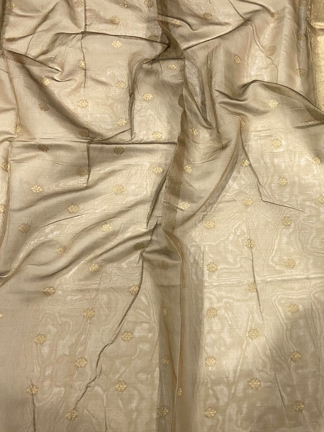 Sky Blue Geometric Zari And Kalamkari Silk Saree

