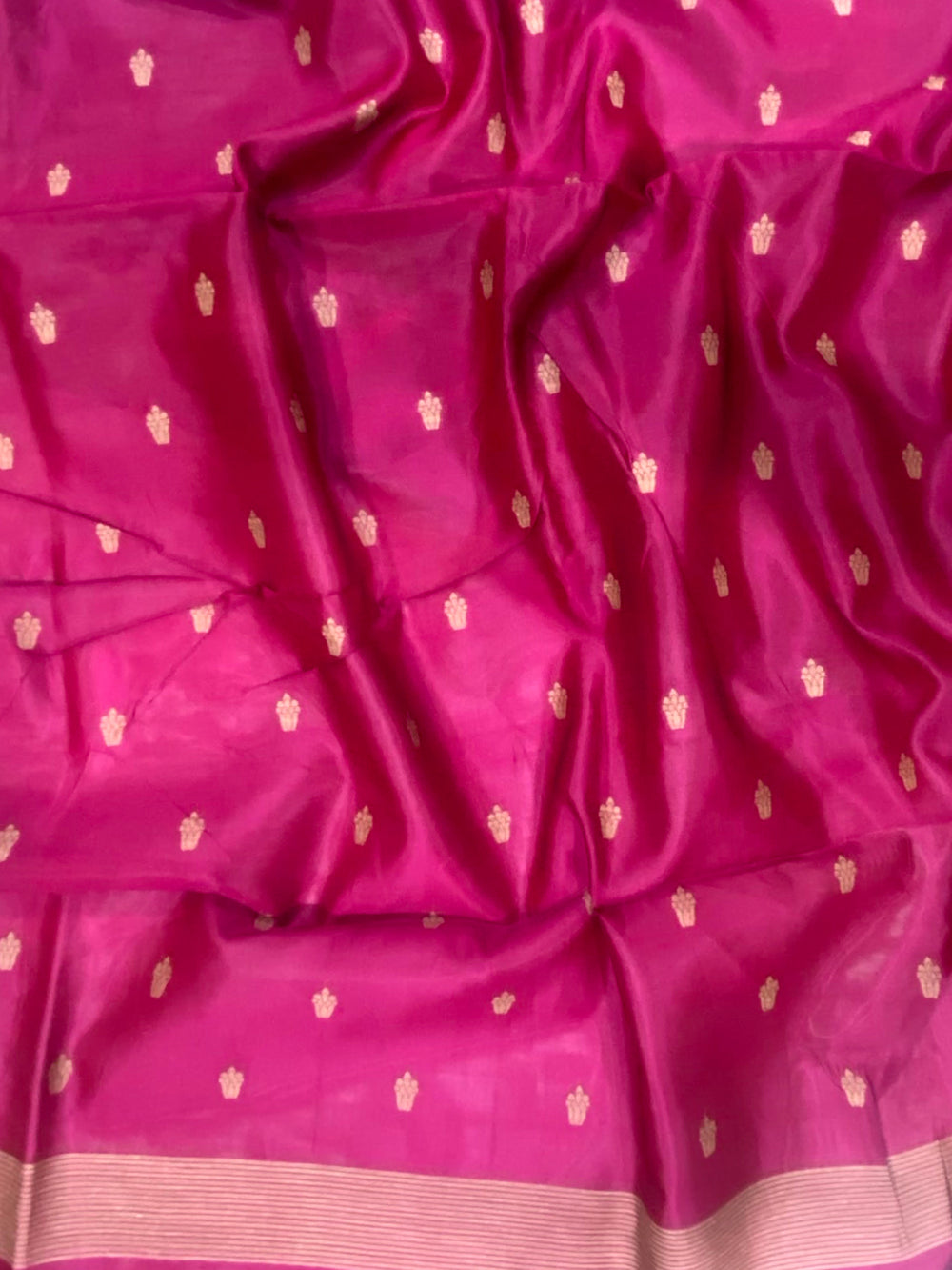 Purple Soft Silk Kalamkari Pallu Saree