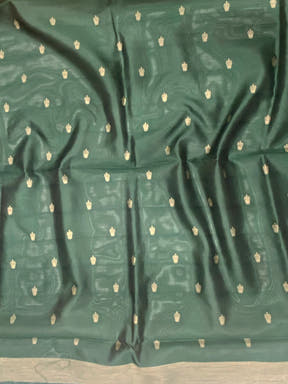 Mustard Soft Silk Kalamkari Pallu Saree