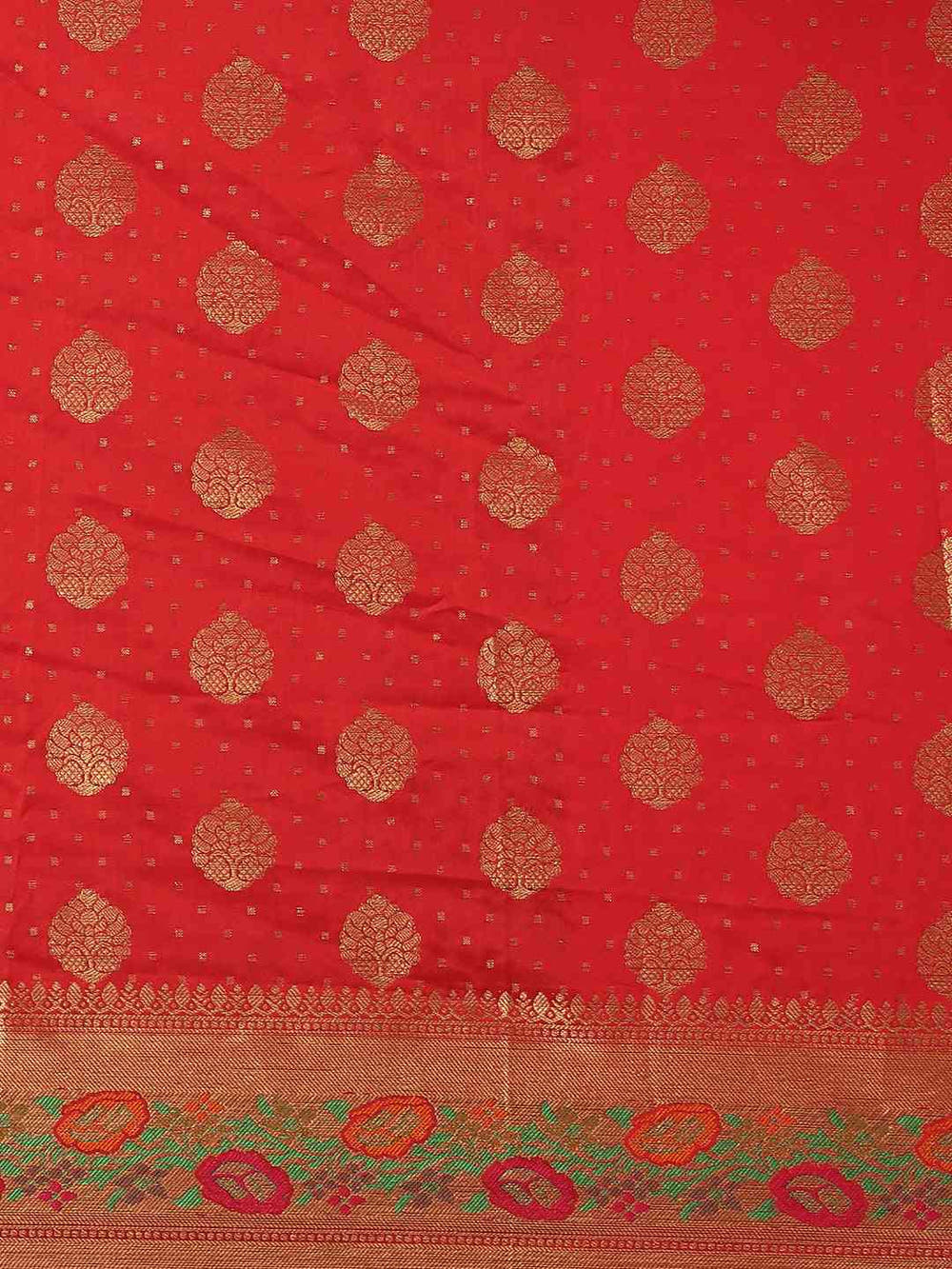 Banarasi Red Colour Woven Design Saree