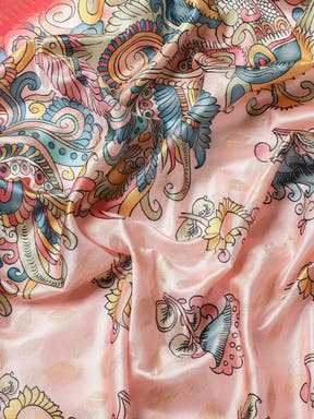 Kalamkari Pattu Banarasi Silk Saree