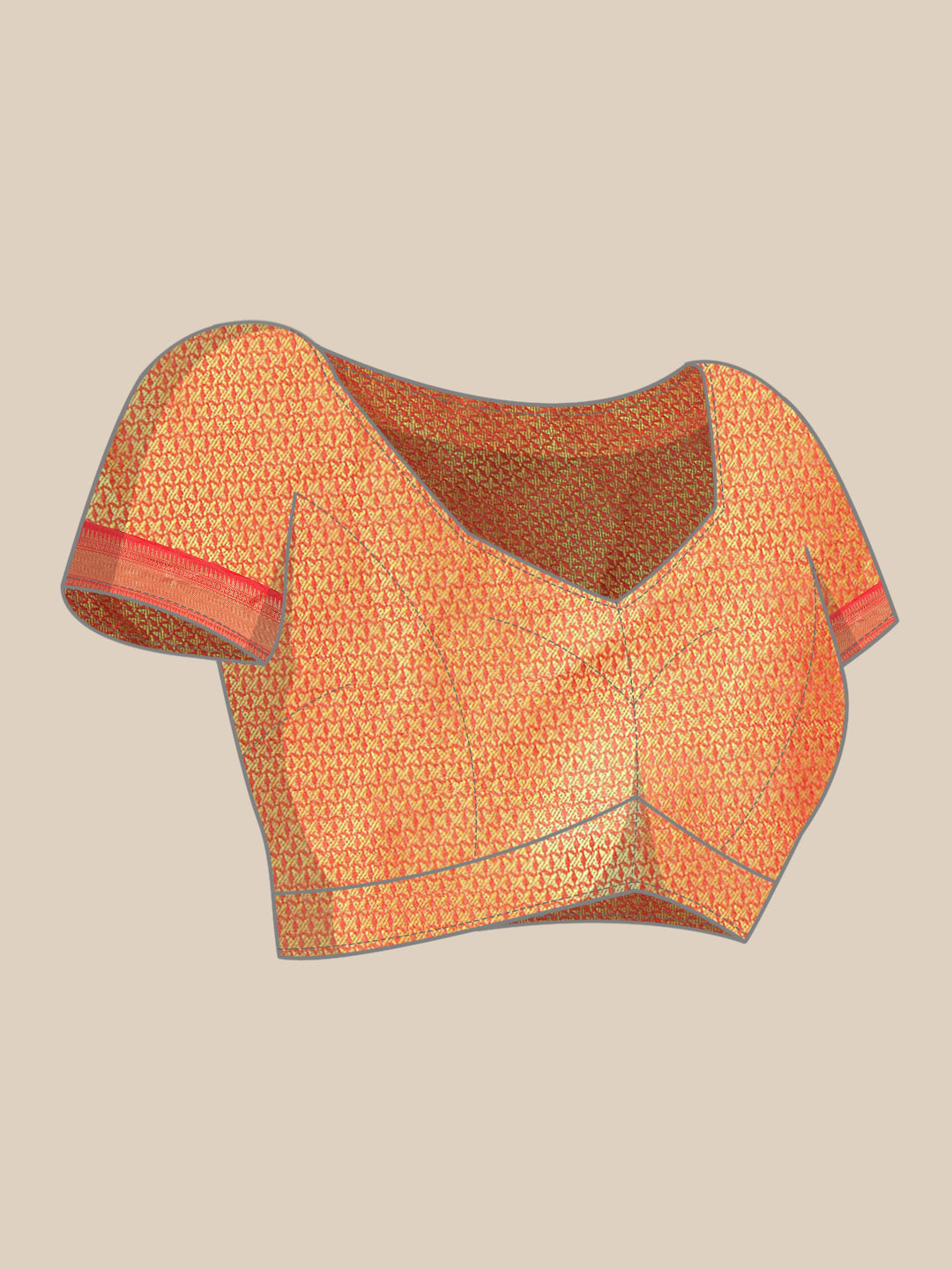 Kalamkari Pattu Banarasi Silk Saree