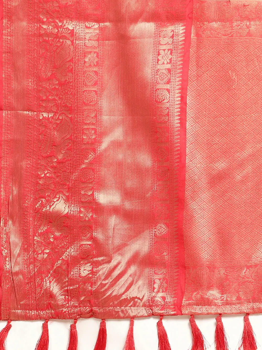 Kalamkari Pattu Banarasi Silk Saree