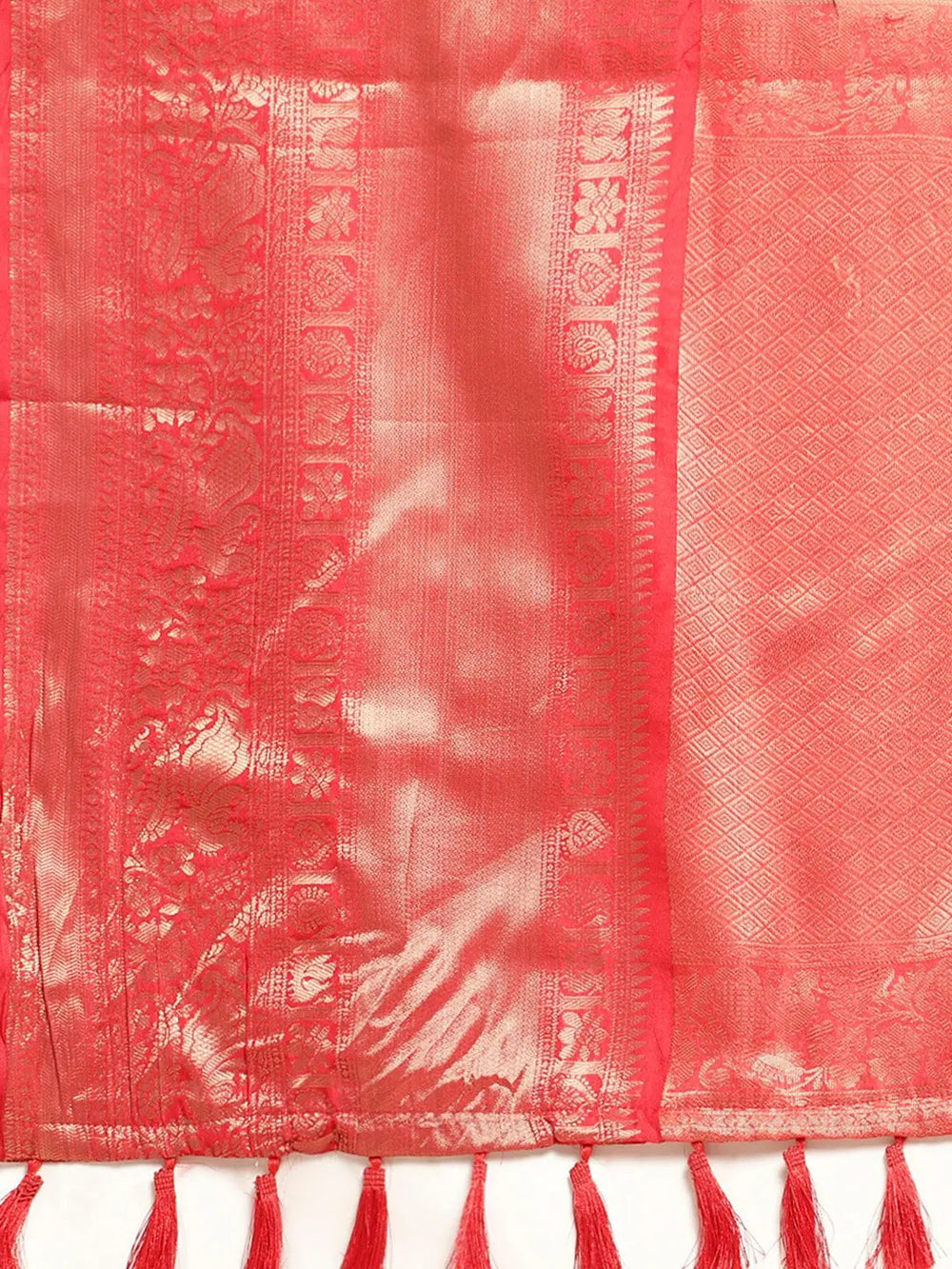 Kalamkari Pattu Banarasi Silk Saree