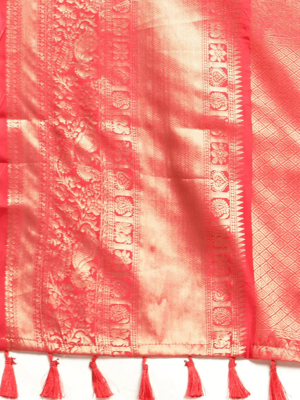 Kalamkari Pattu Banarasi Silk Saree