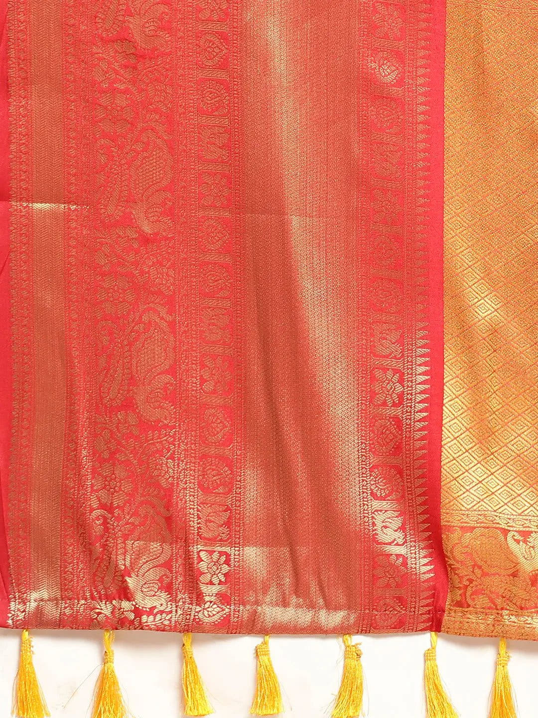 Kalamkari Pattu Banarasi Silk Saree