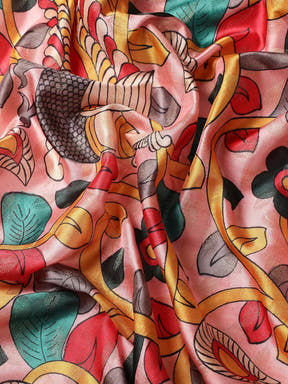 Kalamkari Pattu Banarasi Silk Saree