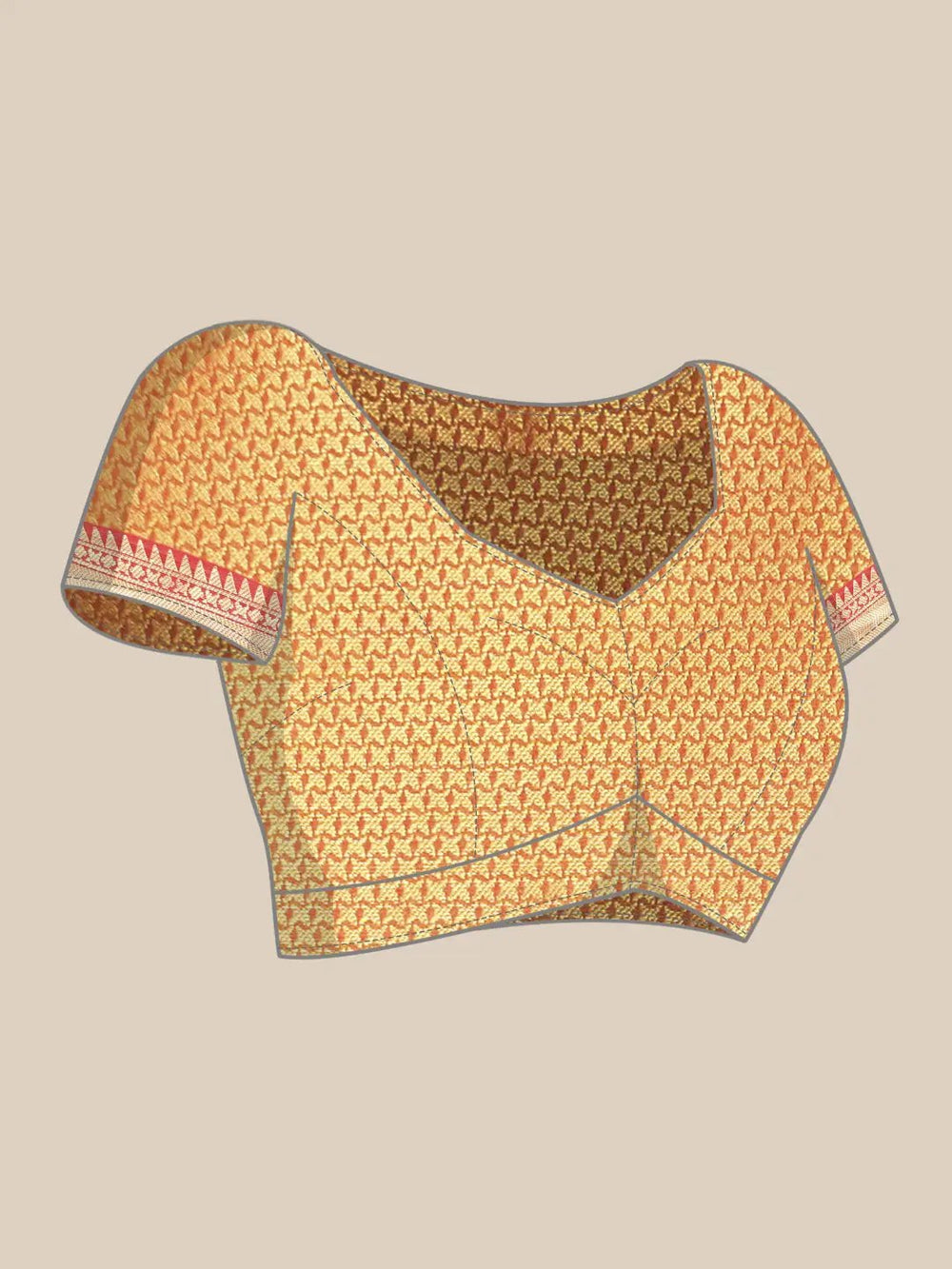 Kalamkari Pattu Banarasi Silk Saree