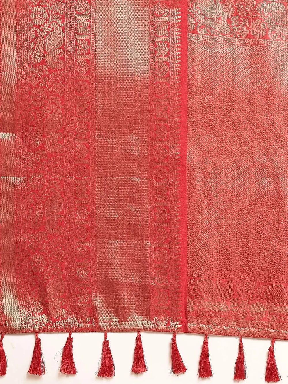 Kalamkari Pattu Banarasi Silk Saree