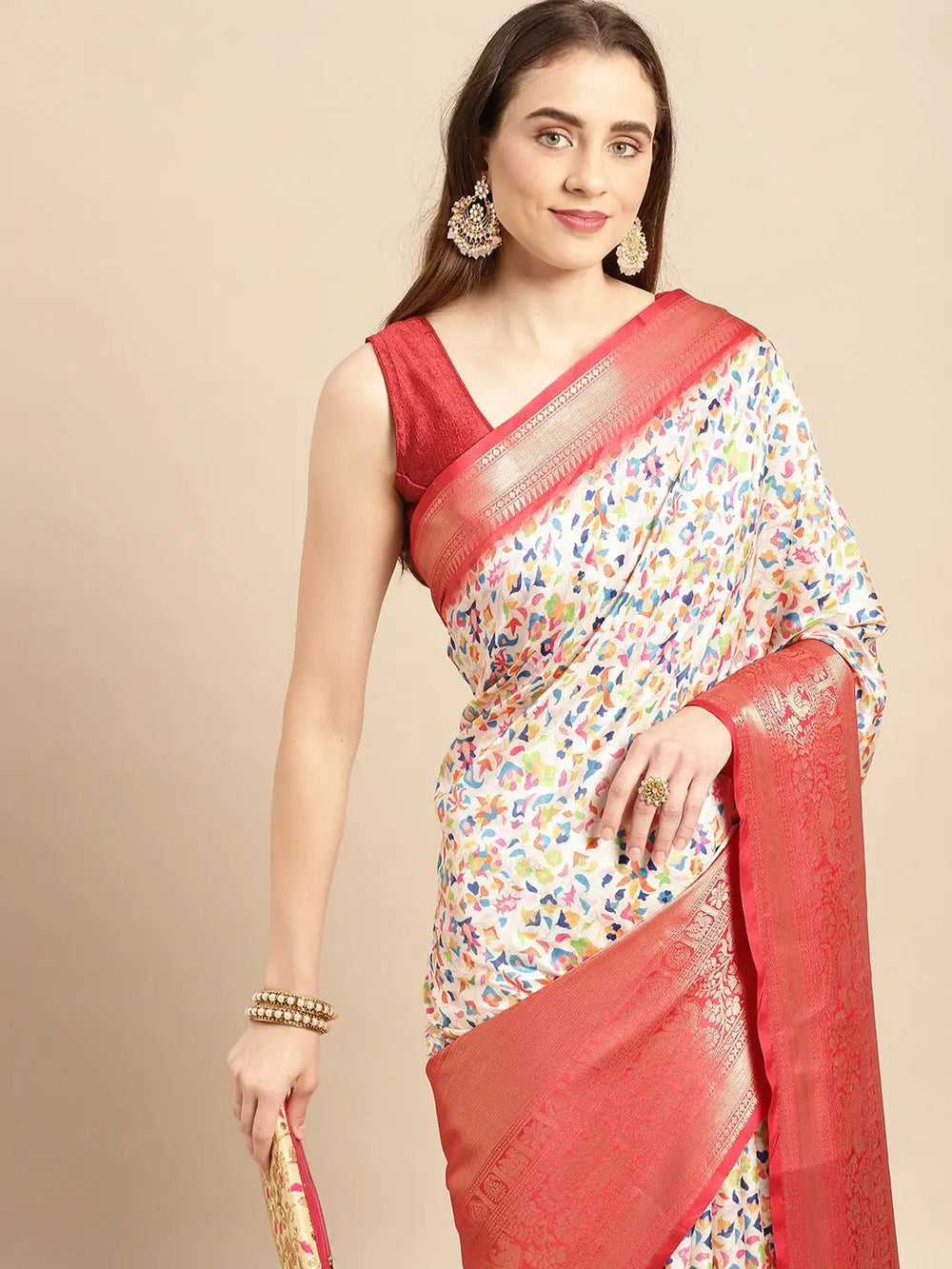  Pashmina Pattu Banarasi Silk Saree at Vastranand