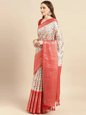  Pashmina Pattu Banarasi Silk Saree at Vastranand