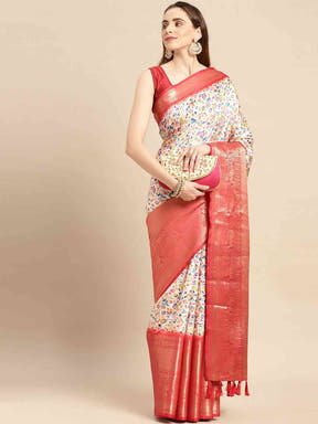  Pashmina Pattu Banarasi Silk Saree at Vastranand