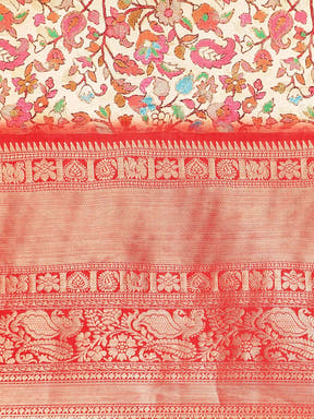  Pashmina Pattu Banarasi Silk Saree at Vastranand