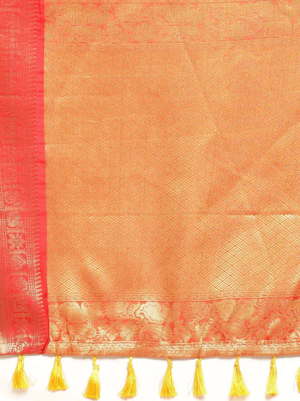Kalamkari Pattu Banarasi Silk Saree 