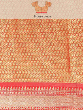 Kalamkari Pattu Banarasi Silk Saree 