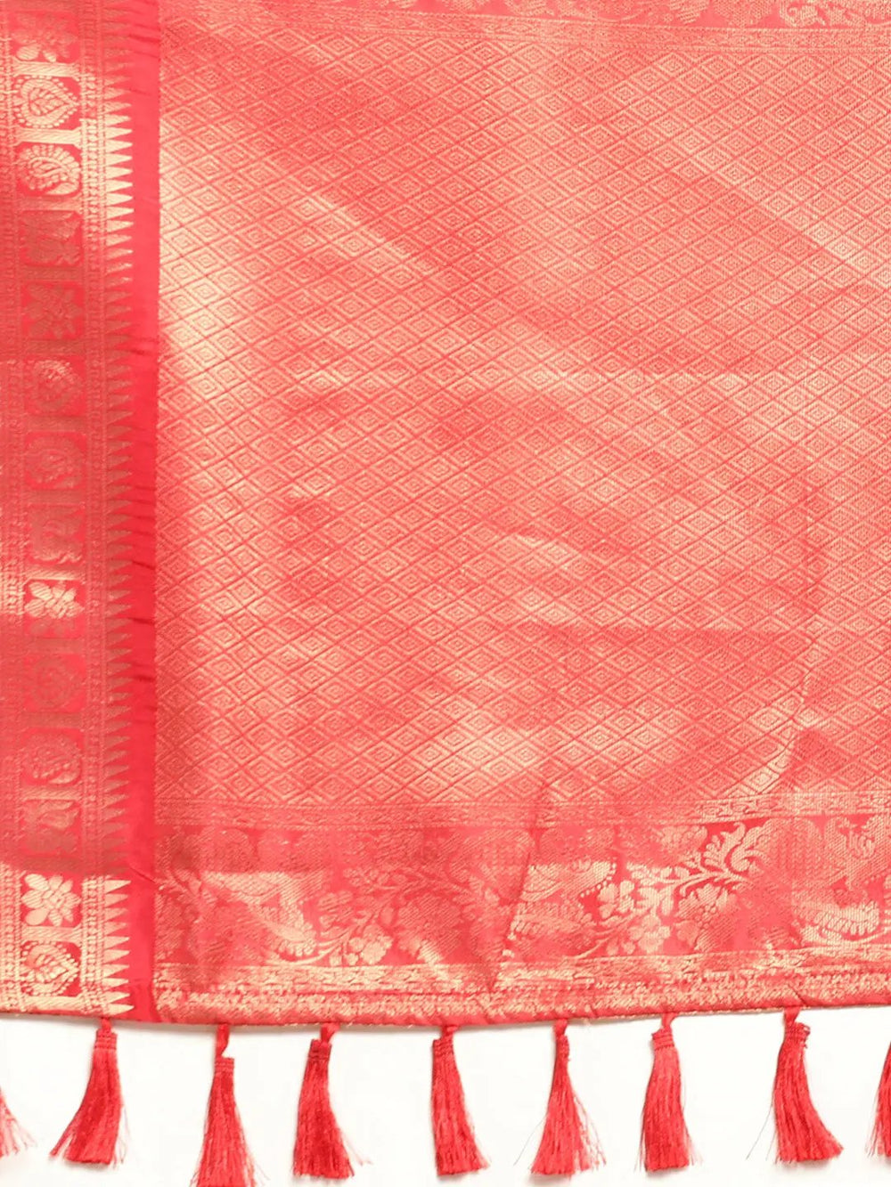 Kalamkari Pattu Banarasi Silk Saree 