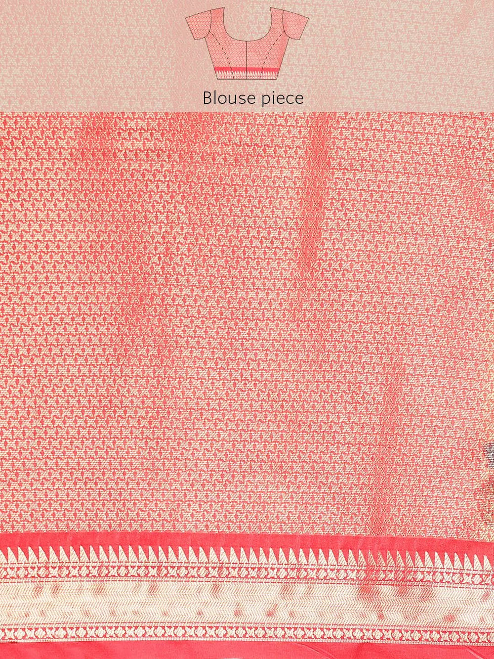 Kalamkari Pattu Banarasi Silk Saree 