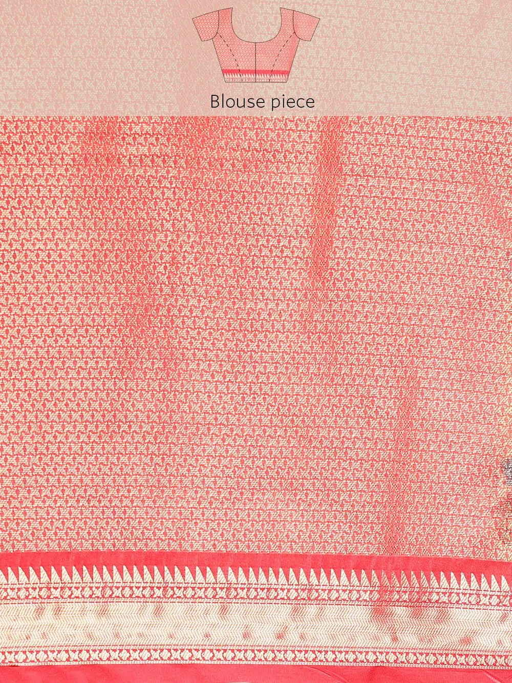 Kalamkari Pattu Banarasi Silk Saree 