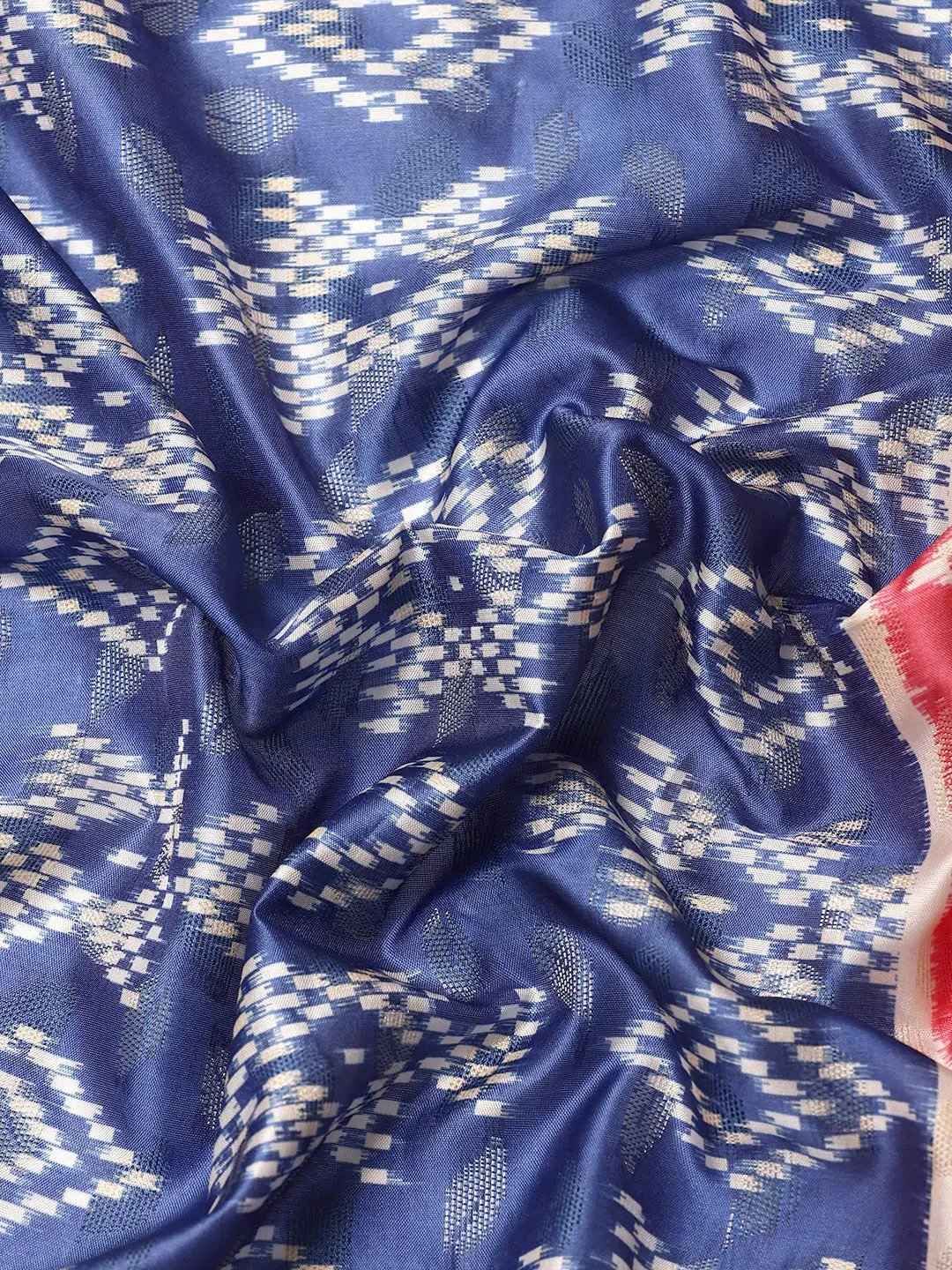 Kalamkari Pattu Banarasi Silk Saree 