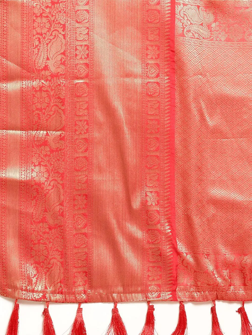 Kalamkari Pattu Banarasi Silk Saree 