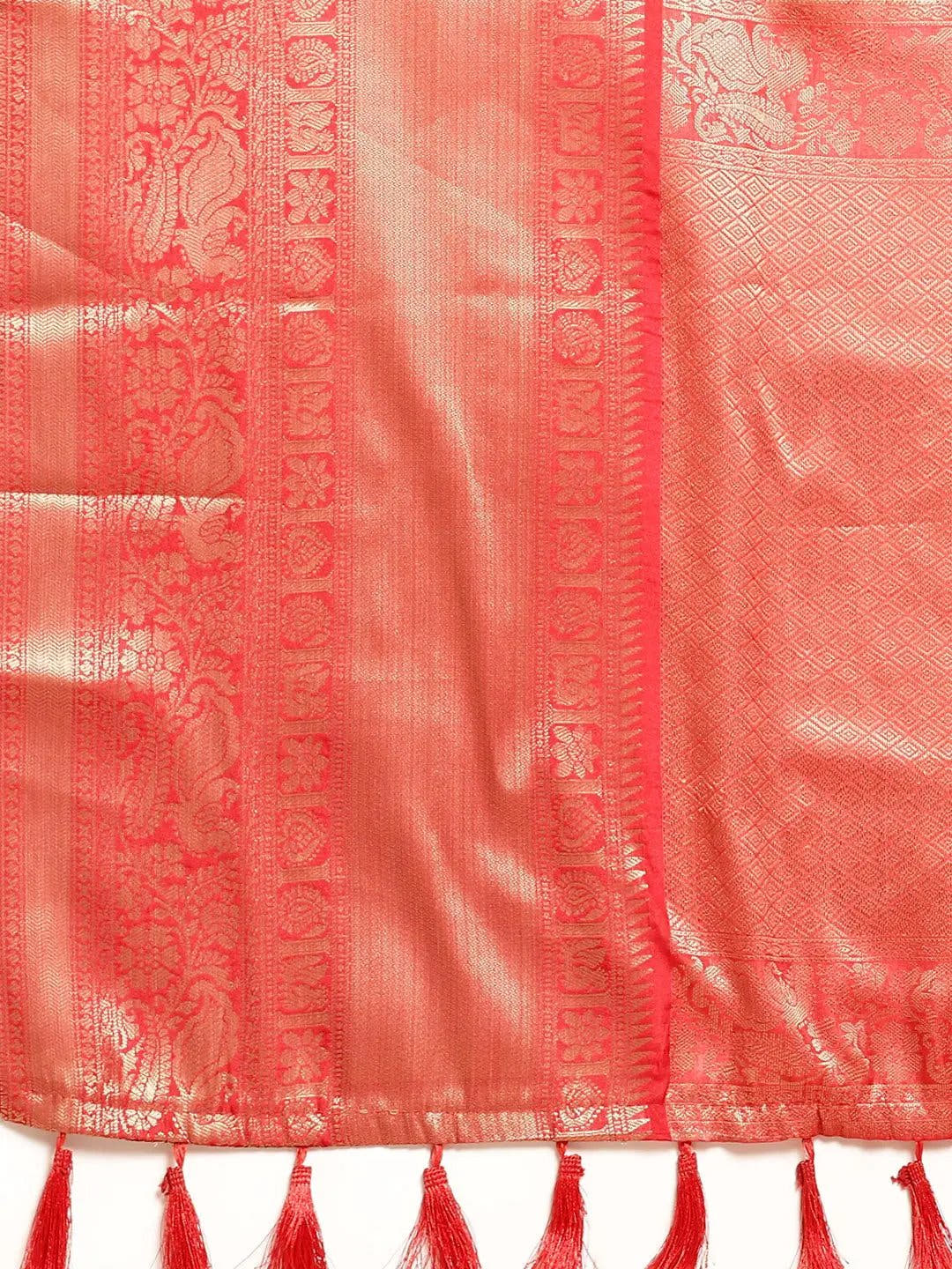 Kalamkari Pattu Banarasi Silk Saree 